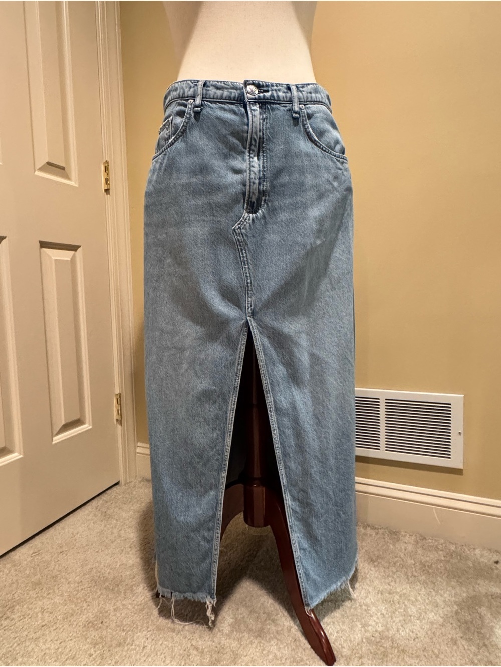 Rag & Bone NY Maxi Jean Skirt